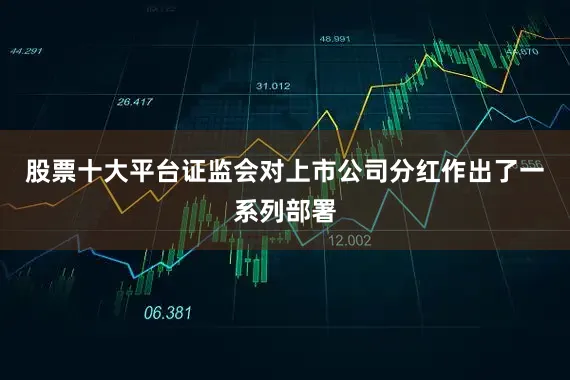 股票十大平台证监会对上市公司分红作出了一系列部署